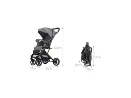 Дитяча коляска прогулянкова 525Baby Khaki - мініатюра 6