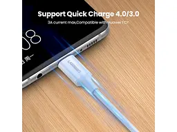 Кабель USB Type-C UGREEN US264 Type-C to Type-C PD QC4.0 60W 2m White (60520) - мініатюра 3