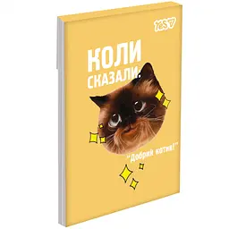 Блокнот Yes Emotional Cat А7 48 аркушів клітинка 1 шт. в асортименті (152578) - мініатюра 6