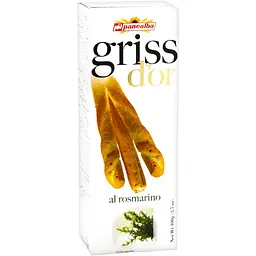 Грісіні Panealba Griss d'or al rosmarino з розмарином 100 г