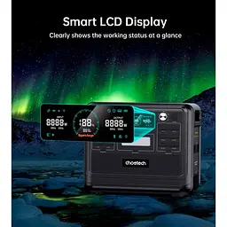 Зарядна станція Choetech BS008 / 2400 Вт / 2048 Вт/ч / LiFePO4 (BS008-BQB) - мініатюра 10