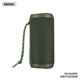 Портативна акустика Remax Star Series RGB Outdoor Wireless Speaker RB-M28 PRO 16 Вт до 8 годин зелена - мініатюра 5
