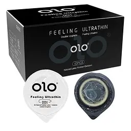 Презервативи ультратонкі гіпоалергенні Olo Feelihg Ultrathin 0.01мм M Прозорий