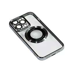 Магнітний чохол XON PhoneCase Magnetic для iPhone 13 Pro (PCMC1113300G 68086) Сірий/Прозорий
