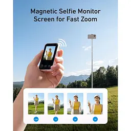 Селфі-монітор Telesin Magnetic Screen Mini White (P5-RMT-06) [170361] - мініатюра 4