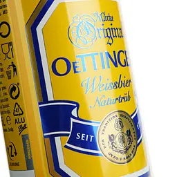 Пиво Oettinger Weissbier світле нефільтроване 4.9% 0.5 л з/б (910699) - мініатюра 8