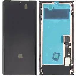Дисплей Google Pixel 6 Pro чорний, OLED, з рамкою