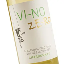 Вино Vi-No Ze-Ro Chardonnay, біле, напівсолодке, 0%, 0,75 л - мініатюра 5