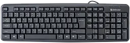 Клавіатура Defender Element HB-520 UKR Black (45529) - мініатюра 3