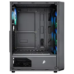 Корпус 1stPlayer FD3-BK-4F7 Чорний без БЖ - мініатюра 7