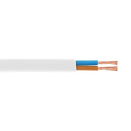 Кабель Одескабель 03VVH2-F 2x1,5 білий, бухта 100м
