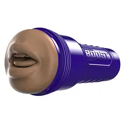 Мастурбатор-ротик Fleshlight Boost Blow Medium Dark Flesh, плаваючі кільця Turbo Tech - мініатюра 4