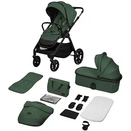 Коляска універсальна Lionelo Layla 2 в 1 green forest (LO-LAYLA 2IN1 GREEN FOREST) - мініатюра 15