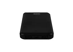 Повербанк 10000mAh портативний зарядний пристрій зовнішній акумулятор 2*USB POWER BANK Asonic AS-P10 чорний - мініатюра 12