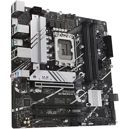 Материнська плата Asus Prime LGA1700, B760M-A D4-CSM, B760, 4xDDR4, Int.Video(CPU), 4xSATA3, 2xM.2, 3xPCI-E 16x 4.0, Realtek 7.1, Realtek 2.5Gb, 5xUSB3.2/7xUSB2.0, HDMI/DP, MicroATX - мініатюра 3