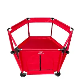 Манеж дитячий Malatec 125х113х64 см Червоний - мініатюра 2