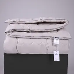 Ковдра шовкова Зима MirSon Silver Cloud 110х140 см сіра (2200010356519) - мініатюра 12