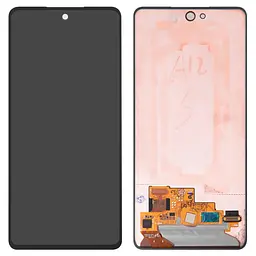 Дисплей Samsung A525 Galaxy A52, A526 Galaxy A52 5G, чорний, без рамки, Оригінал (переклеєне скло)