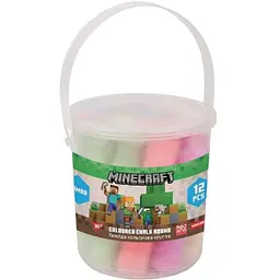 Крейда кольорова у відрі Yes Minecraft JUMBO 400549 12 штук Різнокольоровий shop (5056574457998)