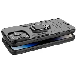 Чохол бампер Primolux Ring Armor для Apple iPhone 13 Pro Max Black - мініатюра 6