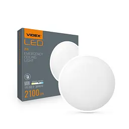 LED світильник аварійний накладний Videx VL-CLR-EM200-2, 20W 5000K (28315-000)