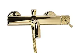 Змішувач для ванни Rea Lungo Diamond gold REA-B6448 - мініатюра 4