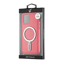 Чохол Jinduka Leather Ringo iPhone 12 Pro Red - мініатюра 2