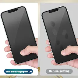 Захисне 2.5D скло Blueo Corning Gorilla Glass для Apple iPhone 14 Pro 6.1 Чорний - мініатюра 4