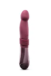 Вібратор Blush Temptasia Trixie, 25,4 см бордовий - мініатюра 4