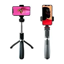 Монопод XO SS08 bluetooth selfie-stick Чорний