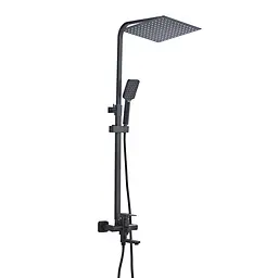 Душова система Globus Lux Milano VAN-GLM-0026-10-BB, Чорний матовий