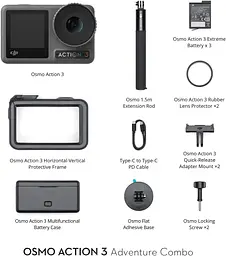 Екшн-камера DJI Osmo Action 3 Adventure Combo [CP.OS.00000221.01] [74876] - мініатюра 10