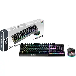 Комплект клавіатура + миша MSI Vigor GK30 Combo UA Black [S11-04UA212-CLA] [122966] - мініатюра 6