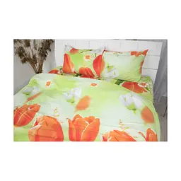 Постільна білизна MirSon Сатин 22-1287 Tulips Полуторний (2200003598230) - мініатюра 2