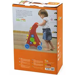 Ходунки-каталка Viga Toys з бізібордом (50950) - мініатюра 5