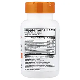 Комплекс вітамінів групи В Active B Complex with Quatrefolic 60 Veggie Caps Doctor's Best vit0005667 - мініатюра 2