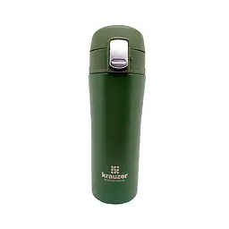 Термокружка Krauzer 86-350Matte-Khaki 350 мл зеленый