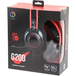 Гарнітура ігрова Bloody G200 (Black+Red) - мініатюра 5