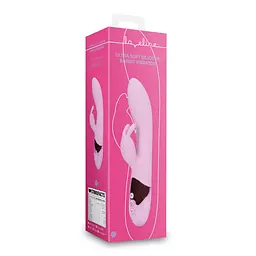 Вібратор-кролик Loveline Ultra Soft 22.5 см (бузковий) - мініатюра 11