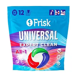 Капсули для прання Frisk Universal Expert Clean 12 шт. (4820197123476)