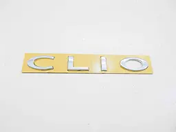 Емблема напис CLIO (напис НИЗКА) Хром 192х25 мм на скотчі ПХ 172.73 - мініатюра 3
