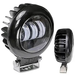 LED фара Brevia 10-30V 30W (3x10W) 2700lm Алюмінієвий корпус IP68 (10602QLX1)