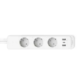 Сетевой фильтр-удлинитель с Wi-Fi TP-LINK Tapo P-300 N300 10A 2300W 3xSchuko 2xUSB 3.0 PD QC3.0 - мініатюра 1