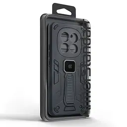 Чехол для Xiaomi Redmi Note 15 4G/Note 15 5G Poco M8 5G, Proover, черный, с подставкой и магнитом, противоударный, ударопрочный, бронированный, панель-накладка, защита всего корпуса, термополиуретан (TPU) + поликарбонат (PC), ArmorStandart (ARM89746) - мініатюра 3