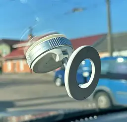 Магнітний тримач для телефона X68/K007с вакуумний присосий 360°  - мініатюра 4