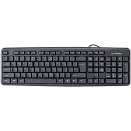Клавіатура Defender Element HB-520 USB UKR Black (45529) - мініатюра 1