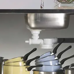 Сифон для кухонної мийки Espace 1½"×Ø40мм WIRQUIN (9542420) - миниатюра 2