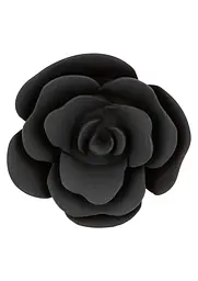 Анальна пробка Calexotics Rose Anal Plug Small, 7.5 см (чорний) - мініатюра 6