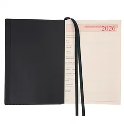 Щоденник-діловий записник А5 Leo Planner Credo 2026 інтегральний чорний 368 сторінок (252647) - мініатюра 5