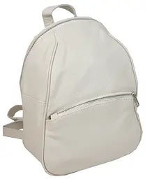 Рюкзак шкіряний жіночий Borsacomoda 814.027 9L Бежевий